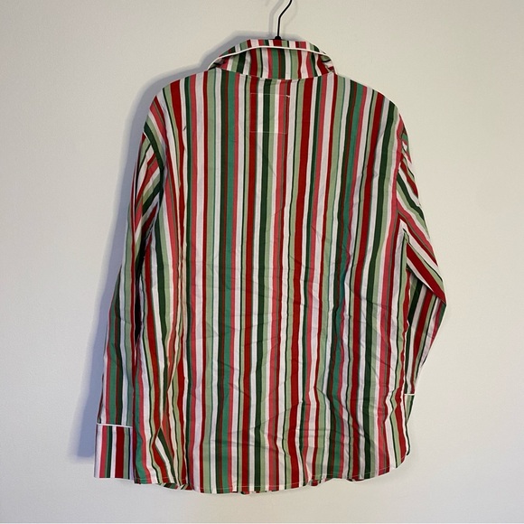 NWT Printfresh Women’s Candy Cane Stripe Long Sleep Set Christmas Size M Pjs - Picture 7 of 11
